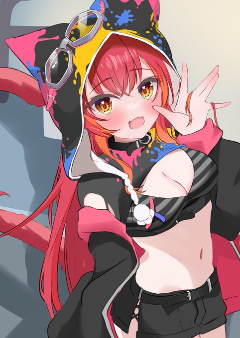 冬コミ頒布本の中身の一枚です つなちゃん!