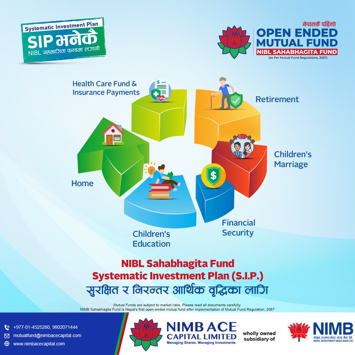 NIBLACE's tweet photo. सुरक्षित र निरन्तर आर्थिक वृद्धिका लागि NIBL Sahabhagita Fund Systematic Investment Plan (SIP).

#NIBLSahabhagitaFund #SIP #SIPForSecuredFuture #SystematicInvestmentPlan #MutualFund #StartToday #NIMBAceCapitalLimited #NIMBAceCapital #NIMB https://t.co/kHZGvmigTh