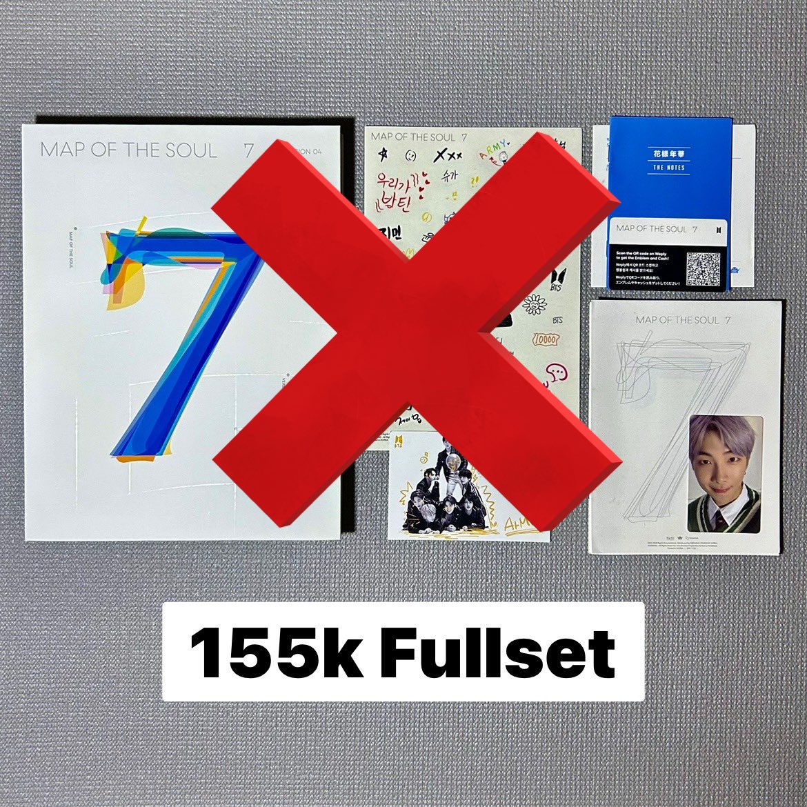 rinasnoww's tweet photo. Update‼️

❌ Album only persona sold ❌
❌ Jimin mini poster sg sold ❌
❌ MOTS 7 fullset sold ❌ https://t.co/anyOTRoqr8