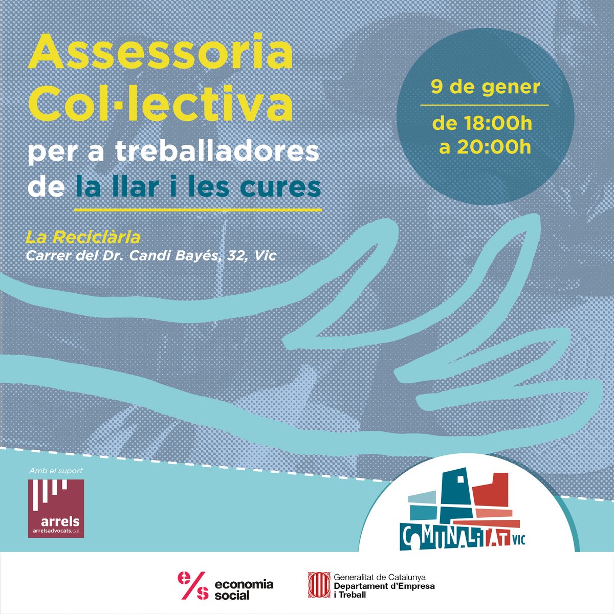 🙋‍♀️ Atenció, treballadores de la llar i les cures!

🤔 T'has trobat amb situacions de violència en l'entorn familiar o laboral?

👉 Fem xarxa i resolem aquests i altres dubtes!

➡️ El dia 9, nova sessió d'assessoria col·lectiva gratuïta amb @arrelsadvocats!