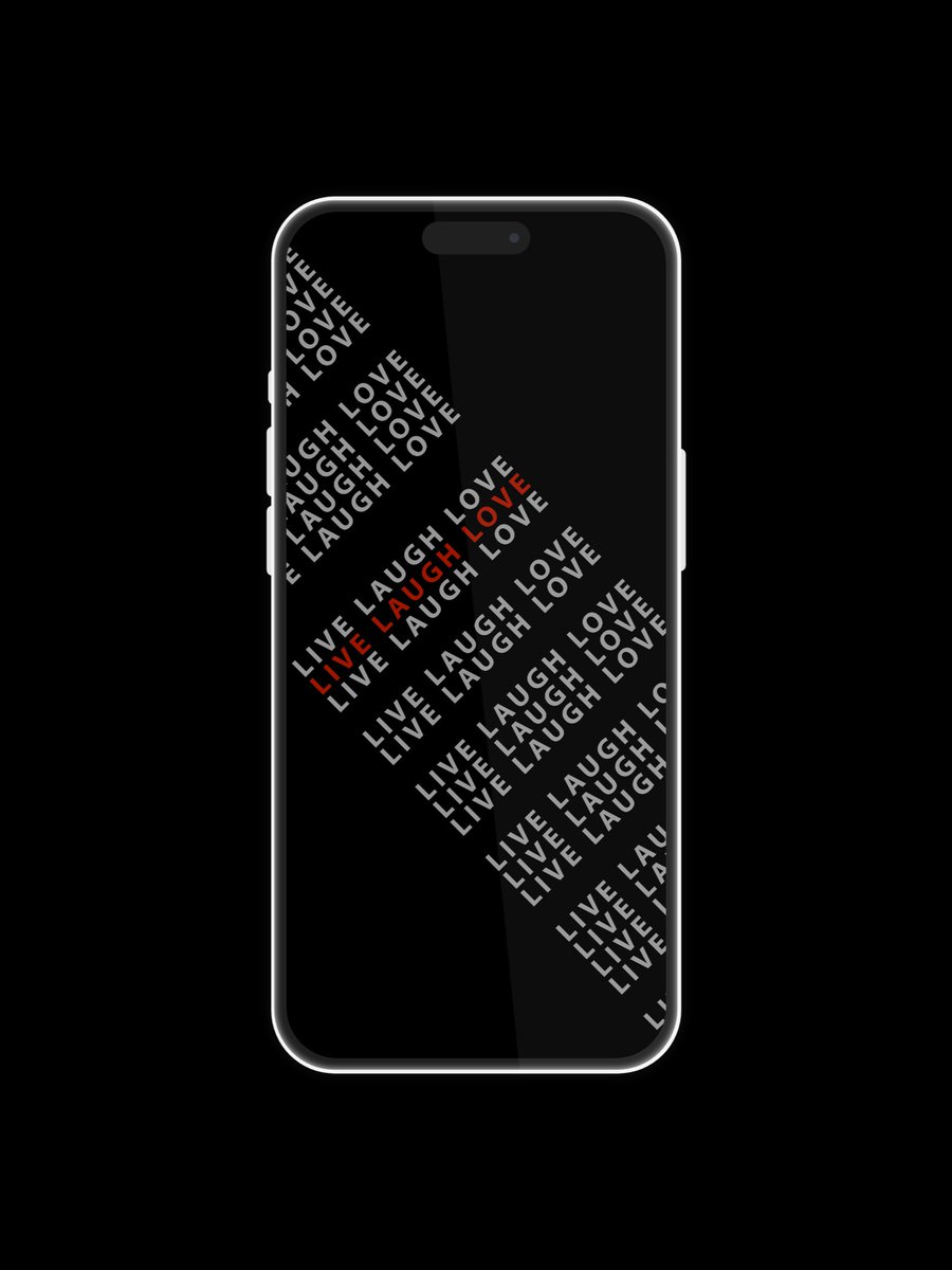 x_w_o_w's tweet image. LIVE LAUGH LOVE. 

Want this Exclusive #ios #android Wallpaper?

It&apos;s super easy:
- Follow me (so I can DM)
- Retweet &amp;amp; like this post, and mention ❤️ emoji in comment.

We&apos;ll send you the download link straight to your inbox. Enjoy!

#Wallpapers #design