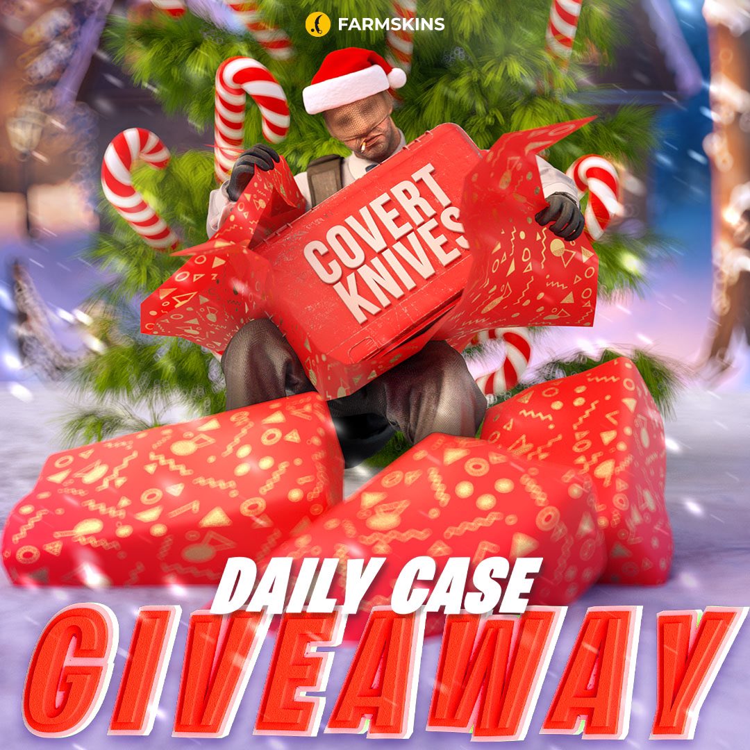 farmskins's tweet photo. It's time to claim your case🚀in our DAILY GIVEAWAY 📌

Do you remember the conditions?

Be active, tag a friend,
Like + comment, of course! 🌪️

You have 24 hours⚡️

#csgo #cs2 #csgogame #csgogiveaway #csgoskins #freeskins #CSGO #CSGO2 #GamblingTwiiter #GIVEAWAYS #CS2Giveaway https://t.co/hmnMKQymEg
