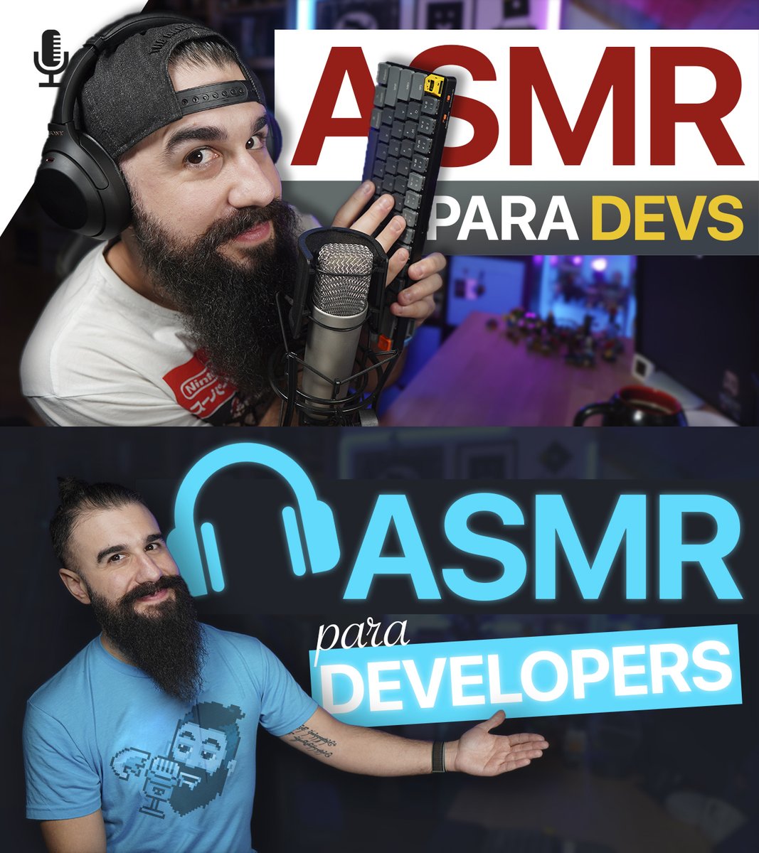 MoureDev's tweet photo. ¿Qué miniatura preferís para el vídeo del día de hoy? https://t.co/fWQ4XSBsWU