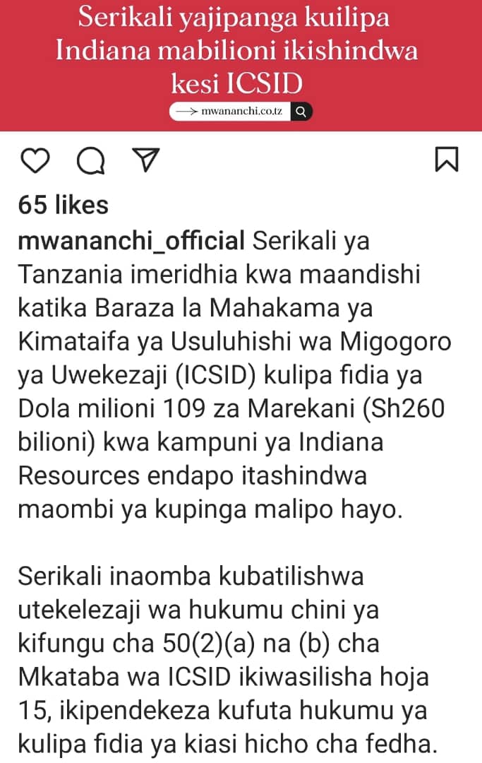 ExMayorUbungo's tweet photo. BIASHARA YA KUUZA KESI NDIYO BIASHARA MPYA..!

Kuna wakati nikiwa Meya halmashauri ya manispaa ya Kinondoni nilikuwa naona kila ifikapo mwisho wa mwezi naletewa taarifa ya  Manispaa kushindwa kesi kutoka kitengo cha sheria.

1.Machale yakanicheza nikaomba kitengo cha sheria kiniandikie taarifa ya kesi zote tulizo shitakiwa na tulizoshitaki na zije kuwasilishwa  katika kikao cha kamati ya fedha na uongozi.

2.Nikaandika barua kwenda TAMISEMI,TAKUKURU na MKOANI kuomba wanasheria waziada wa Kupitia majalada ya kesi zote,

4.Nilijibiwa vizuri na kupewa ushirikiano kwa kupewa wanasheria wa kuisaidia halmashauri ya manispaa ya Kinondoni wapatao watano,Wawili kutoka TAMISEMI 

3.Baadae timu ya Wanasheria kutoka TAMISEMI, MKOANI,na KATUKURU ikaleta taarifa yake baada ya kupitia kesi zote katika kikao cha kamati ya fedha na uongozi.

4.Matokeo ya ile taarifa yalikuwa ni ya kuhuzunisha sana,baadhi ya kesi zilikuwa zinasikilizwa "experte" upande mmoja bila uwepo wa  Wanasheria wa halmashauri ya manispaa ya Kinondoni.

5.Baadhi ya kesi  Majaji wa  Mahakama ya rufaa,Mahakama kuu na Mahakimu walikuwa wana "doubt" tilia shaka uwezo wa Mawakili wetu wa Halmashauri wawapo mahakamani katika uwasilishaji wa hoja zao.

6.Baadhi ya kesi tulikuwa tunakata rufaa nje ya muda kwa makusudi kumpa mdai wetu unafuu au ushindi kwa makusudi.

7.Nikathibitisha mali na pesa za serikali ni kama shamba la bibi,hakunaga mwenye uchungu nazo wajanja wachache walikuwa wanajipatia pesa nyingi kupitia fidia za kushindwa kesi.

8.Baadhi ya kesi maarufu zilizo uzwa kizembe sababu ya Kukosa uwakilishi Mahakamani na Kushindwa kwa uzembe ni 
1.kesi ya Uwekezaji wa Jengo la Makazi ya zaidi ya familia moja ya biashara (Oysterbay Villa apartments).
2.Manispaa ya Kinondoni Vs Q consult (Manji).
3.Mkataba wa Jengo la uwekezaji la biashara stendi ya Makumbusho.

9.Baadhi ya kesi nililazimika kuunganisha nguvu mimi na Mkuu wa wilaya ya Kinondoni wakati ule Ally Hapi kwenda wenyewe kukataia rufaa kwa Masajili wa Mahakama yarufaa
 ( hapo napo kuna Jambo zito  sana nililiona  nitazungumza siku nyingine).
10.Namna ya Kudhibiti upigaji au biashara ya kuuza kesi zipo mbili

1.Kuzuia Watu wachache kufanya maamuzi yatakayosababishia hasara serikali.
(kuzuia kutengeneza mazingira ya kesi)

2.Kesi zinapokuwa zimefunguliwa,Wanasheria wanaowakilisha kesi kuundiwa timu mchanganyiko kutoka idara mbalimbali za serikali

(kuzuia wanaosababisha kesi kuendesha kesi)

MAAJABU KATIKA HIZI KESI ZA SERIKALI TUNAZOSHINDWA

1.Tangu nianze kusikia serikali kushindwa kesi za kimataifa hatujawahi kusikia Waliosababisha kesi kuchukuliwa hatua.

2.Tangu tusikie mali za serikali (ndege) kukamatwa hatujawahi kuona serikali ikipangua ofisi ya Mwanasheria mkuu kama sehemu ya kuwawajijibisha.

3.Hatujawahi kusikia zabuni ya Mawakili wa Kimataifa na njia wanazopatikana kukodiwa na serikali ktk Mahakama za kimataifa.

4.Timu ya Wanasheria wetu ni ile ile kwa miaka 6,kwa kesi zote hawabadilishwi pamoja na kushindwa kesi kila siku.

inamaa kocha huoni sababu ya kubadili kikosi chako pamoja  kufungwa kila siku..?

Hii ni biashara ya watu,na njia mpya ya kupata pesa kirahisi sana.

Kwa bahati mbaya sana Idara ya usalama wa Taifa (TISS) wapo bize sana na siasa tu,kuliko maslahi ya nchi.

 Au huenda hawasikilizwi na wamekata tamaa au wamekosa uzalendo au na wao ni sehemu ya mfumo ulio oza wa kupiga dili na kujali maslahi yao binafsi.

Boniface Jacob 
Ex mayor Kinondoni & Ubungo.