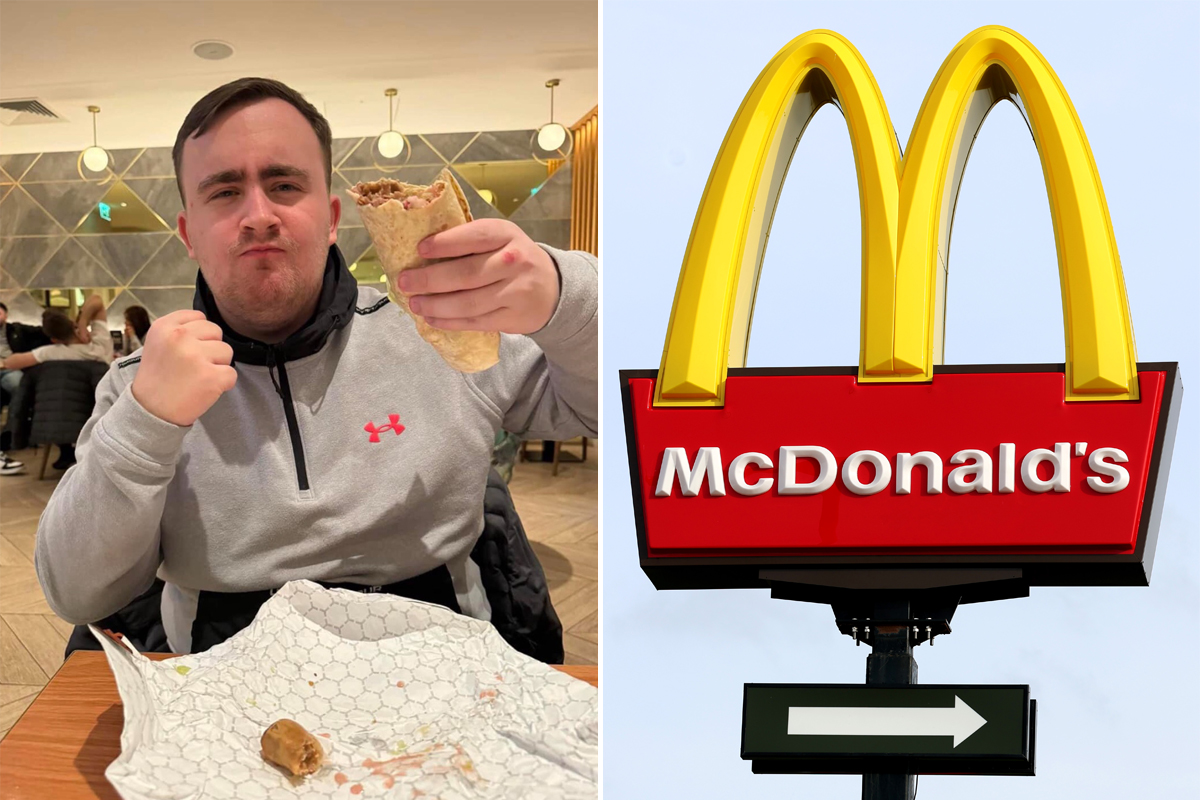 Darts sensation Luke Littler swaps kebab for McDonald's after latest Ally Pally win dailystar.co.uk/sport/darts/lu…