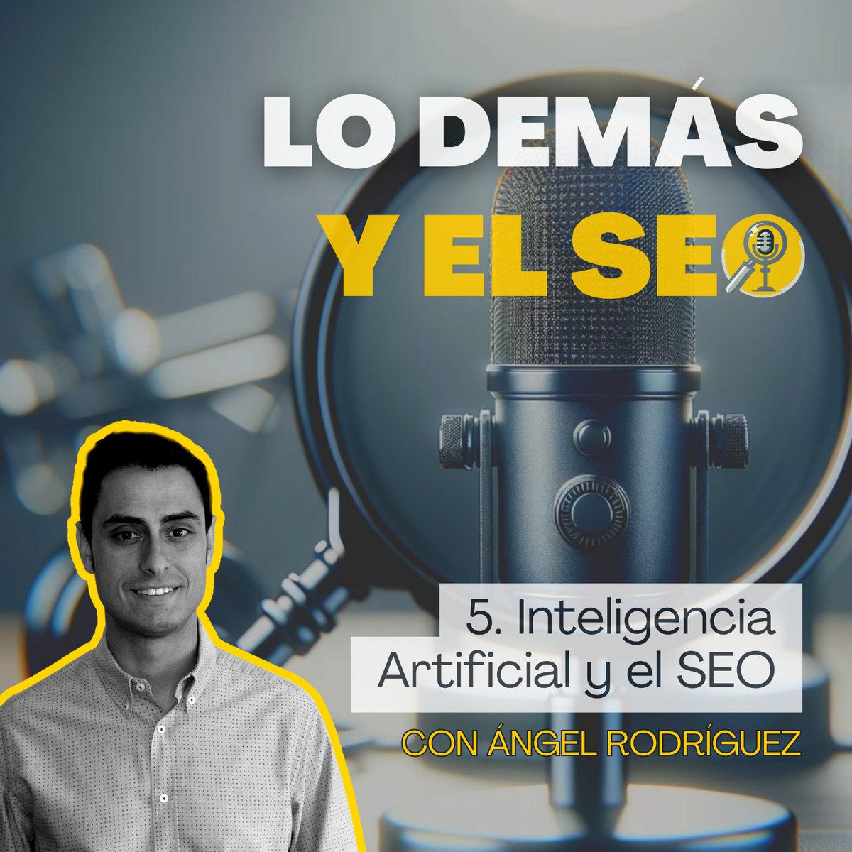 🎙️ Ep. 5 - La IA y el #SEO con
<a href="/AngelGuruez/">Ángel Rodríguez 😎</a> 
-Qué es la IA y para qué sirve.
-Cómo aplicarla al SEO (no como te contaron)
-Cómo influirá en el SEO.
Escucha el podcast en:  
🎧Spotify: spotifyanchor-web.app.link/e/SRingBJFTFb 
🎧Ivoox: go.ivoox.com/rf/121779590
🎧Apple: podcasts.apple.com/es/podcast/5-l…
