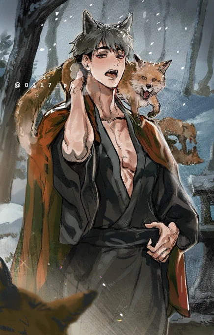 협력했습니다~Art for event 稲荷崎 : 百鬼夜行 