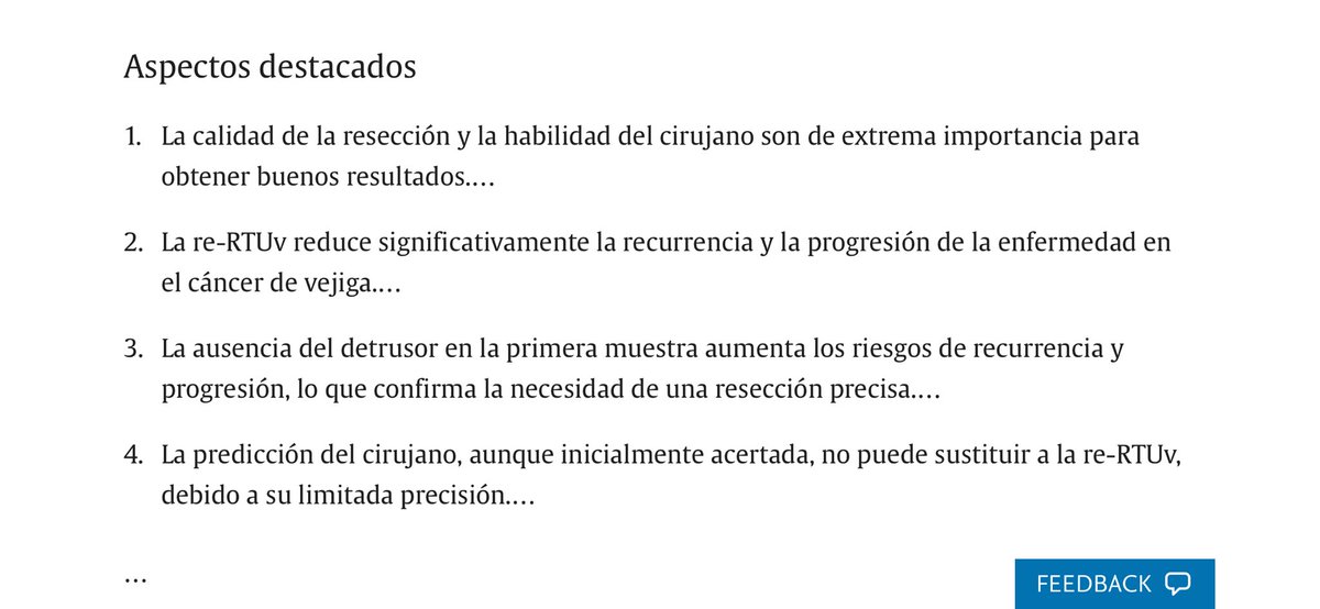 RodriguezFaba's tweet photo. La experiencia del cirujano en la re-resección transuretral (RE-RTU) d... https://t.co/4MIEhS0tfD https://t.co/nEoM7iCVFJ
