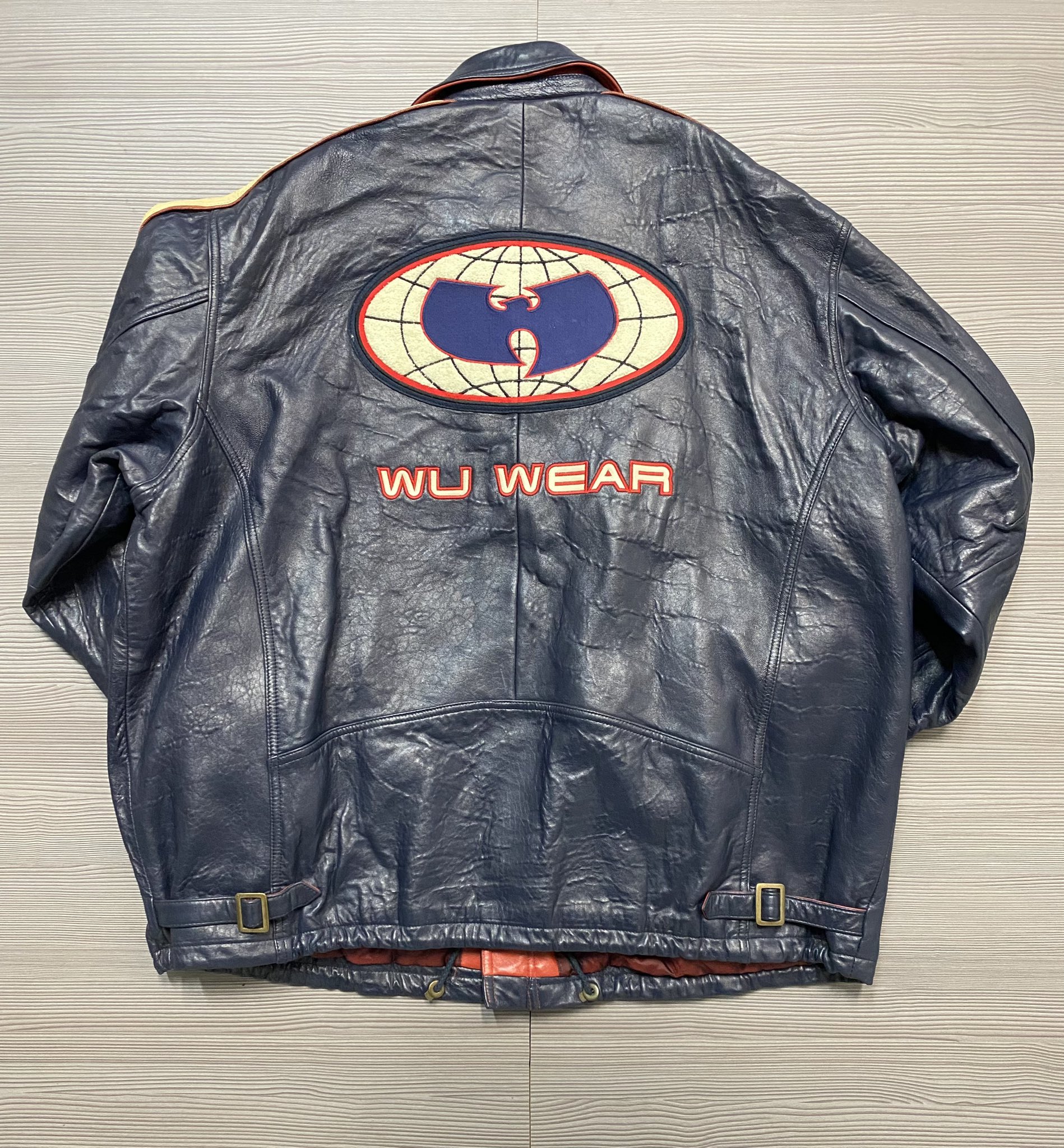 Wu wear leather jacket hotsell