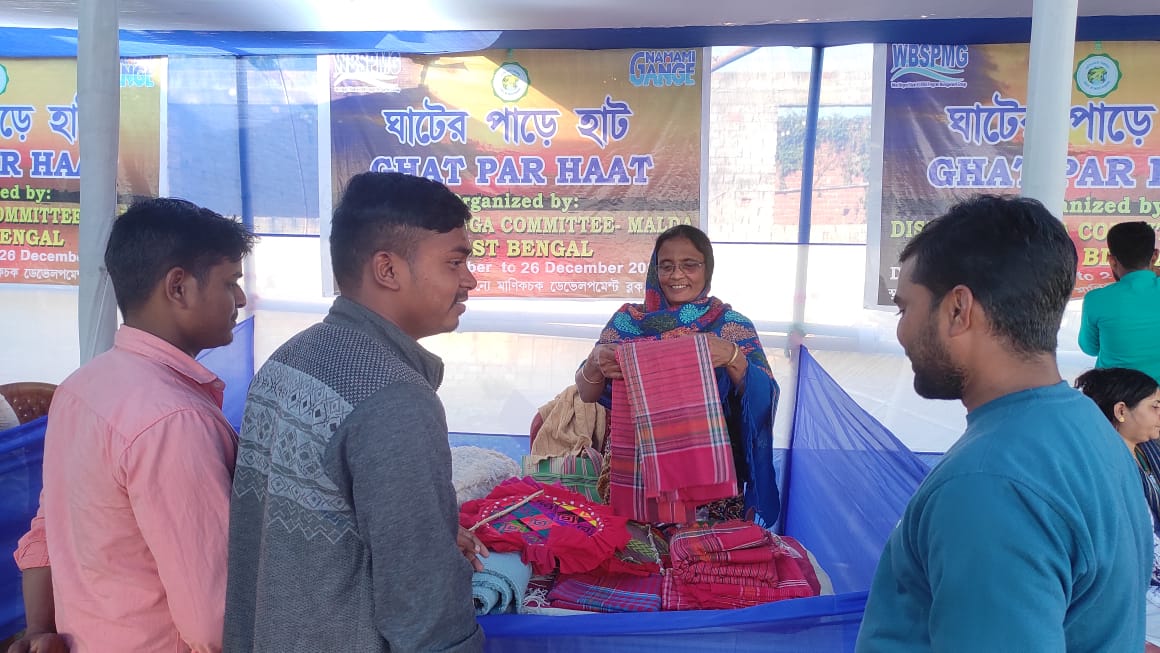 ঘাটের পারে হাট (Ghat pe Haat) Campaign has been organized by Malda District Ganga Committee.