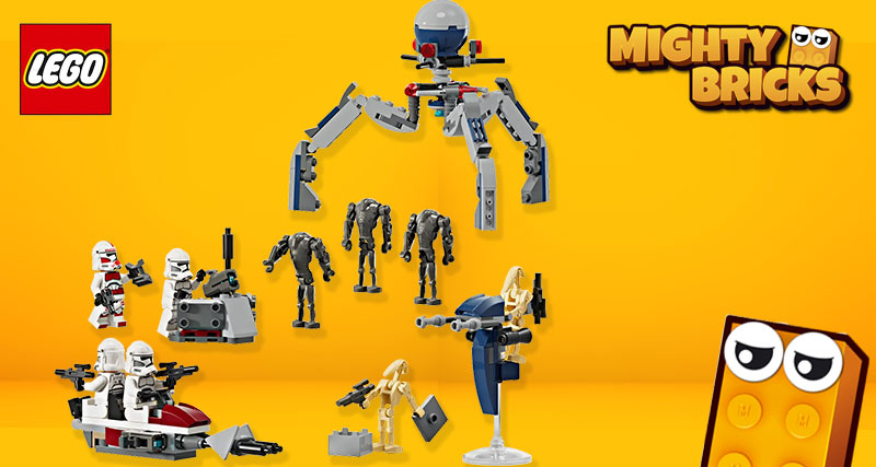 _MightyBricks_'s tweet photo. NEUES #LEGO #STARWARS #BATTLEPACK:
LEGO® Star Wars 75372 Clone Trooper™ & Battle Droid™ Battle Pack.
Ab sofort bei uns in #Teltow verfügbar.
#LEGO #LEGOStarwars #StarWars #CloneWars #CloneTrooper #Battledroid #MightyBricks
https://t.co/SRopXpRL5r https://t.co/sq0o5pHt5r