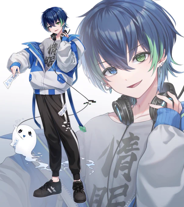 【work】この度、ボンド株式会社様 SAMULIVE所属 碧穹サクマさん(#Aozora_Sakuma)のお仕立てを担当させていただきました! よろしくお願いします