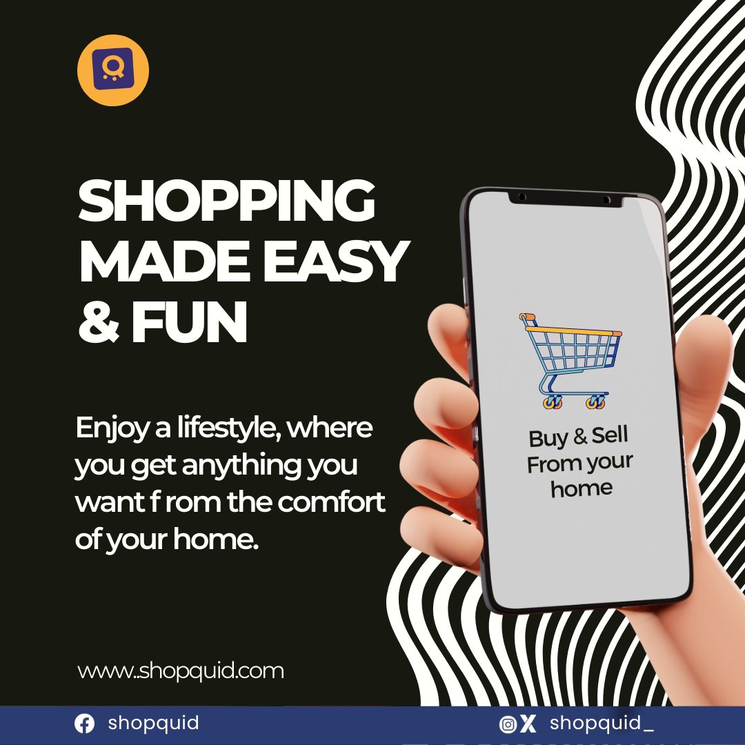 Get thrilled this season with amazing products for you on our shopping app 
Buy, sell, gain and gift free items from the comfort of your home.

Enjoy shopping like never before 
Download the QUID app via playstore or apple store

#onlineshopping
#buyandsell