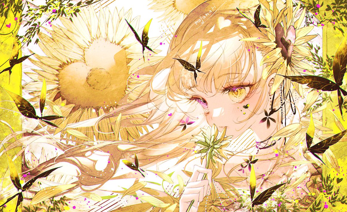 「キラキラ女の子  #今年も残りわずかなのでお気に入りの4枚を貼る」|majamari🦋例大祭 え-29aのイラスト