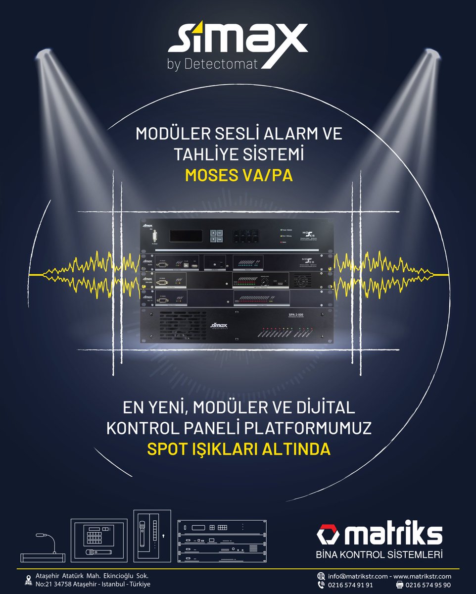 matriksbks's tweet photo. 📢 Modüler Sesli Alarm ve Tahliye Sistemi simax stoklarımızda

Detaylı bilgi için bizim ile iletişime geçebilirsiniz.

#simax #detectomat #matriksbks https://t.co/Gaskynghug