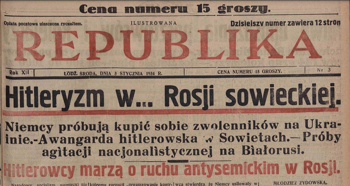 Wiadomosci_'s tweet photo. #Historia. Czołówki gazet #3stycznia 1934 https://t.co/OrKn2bTIo5