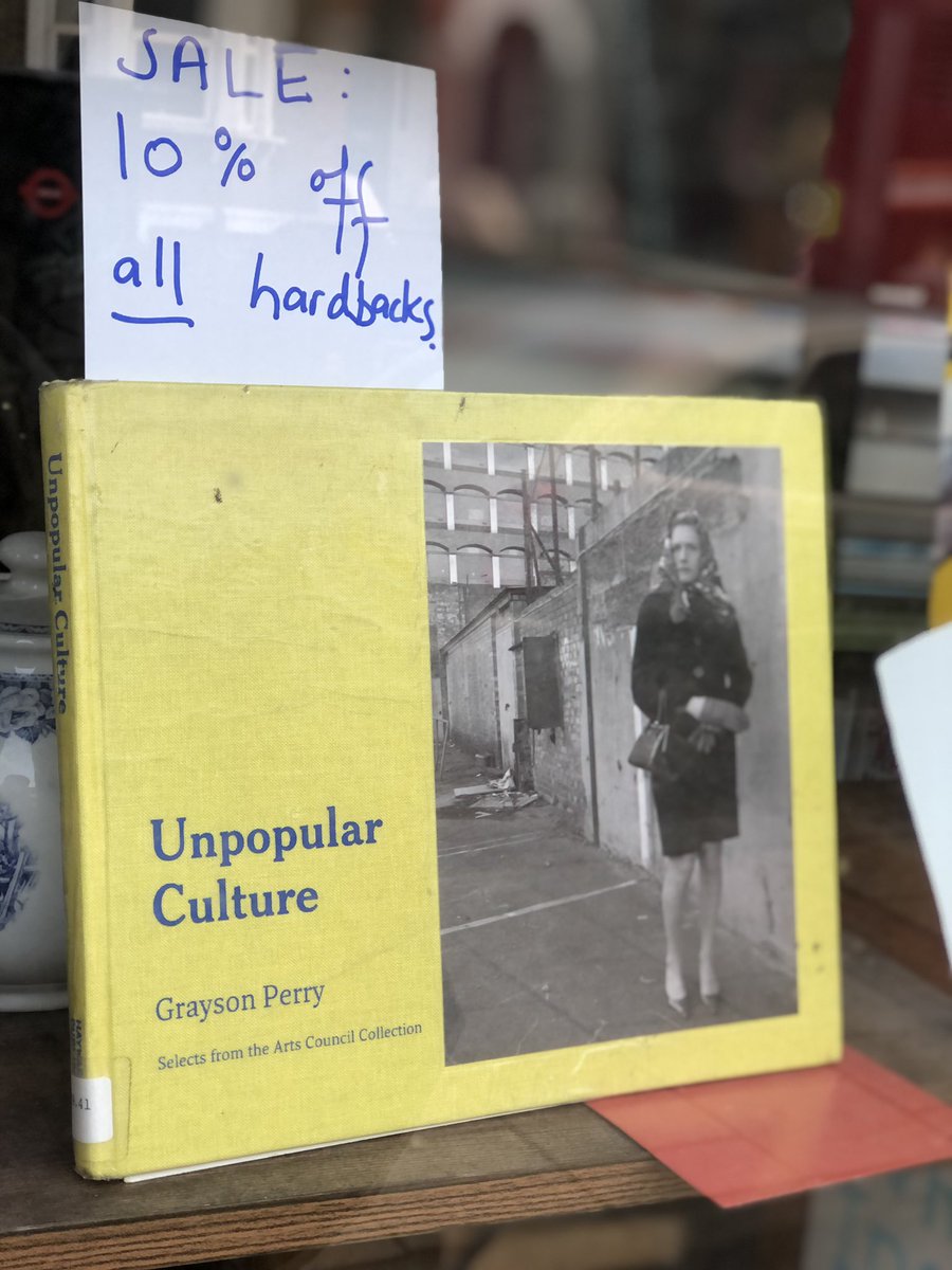 Hey look. We have a sale.
HB’s 10% last days of 2023

Even the Grayson Perry is 10% off

Sale includes new titles plus all our rare hardbacks being antiquarian, vintage, esoteric, retro and 1st editions

Find us in Brockley, Lewisham