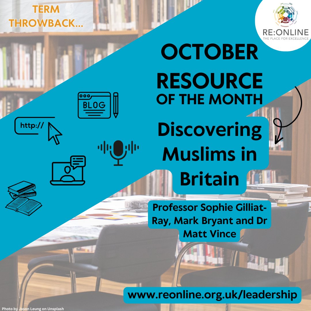 In your classroom practice, are you looking to provide a more authentic understanding of Muslims and Islam in the UK? Our October resource of the month offers a wealth of information and ideas ⬇️ reonline.org.uk/leadership/res… #TeachingResource #TeamRE #TeacherInspiration