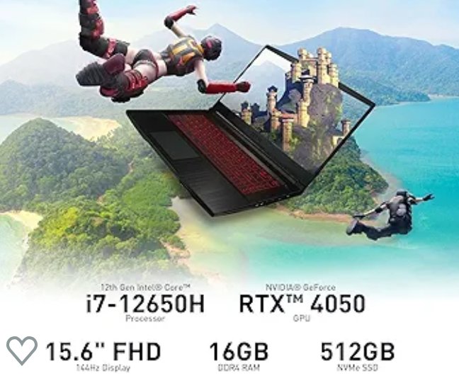 prod85108's tweet photo. MSI Thin GF63 15.6" 144Hz Gaming Laptop.
About item 👉 https://t.co/jRLNJE2WGZ https://t.co/CpgAAjDslJ
