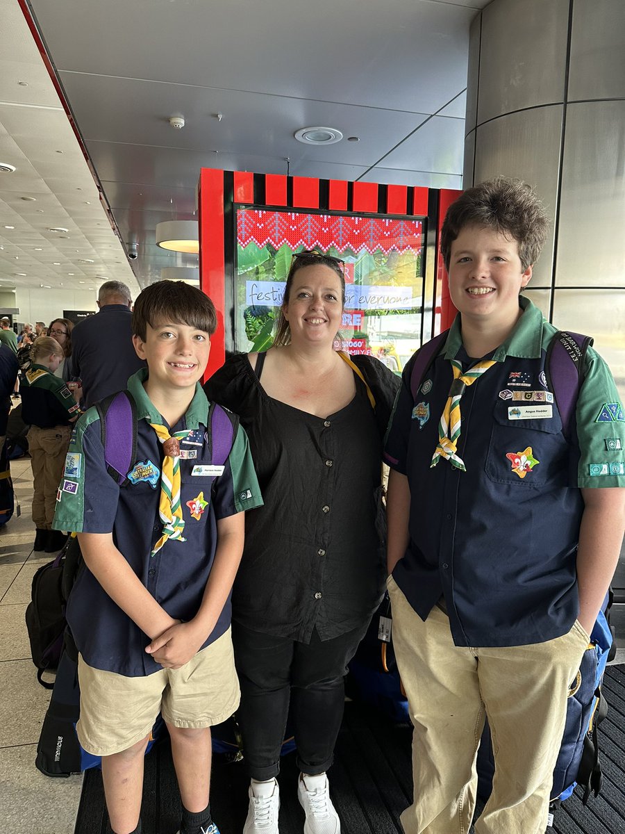 ejh_85's tweet photo. NZ Jamboree time !!!!! 17 days jam packed of fun. Hobbiton, zip-lining, kayaking, adventure park, caves, volcanos and so much more.
#beascout #scoutsvic #scoutsaustralia #nzjamboree2023 https://t.co/LqajpCqsDG