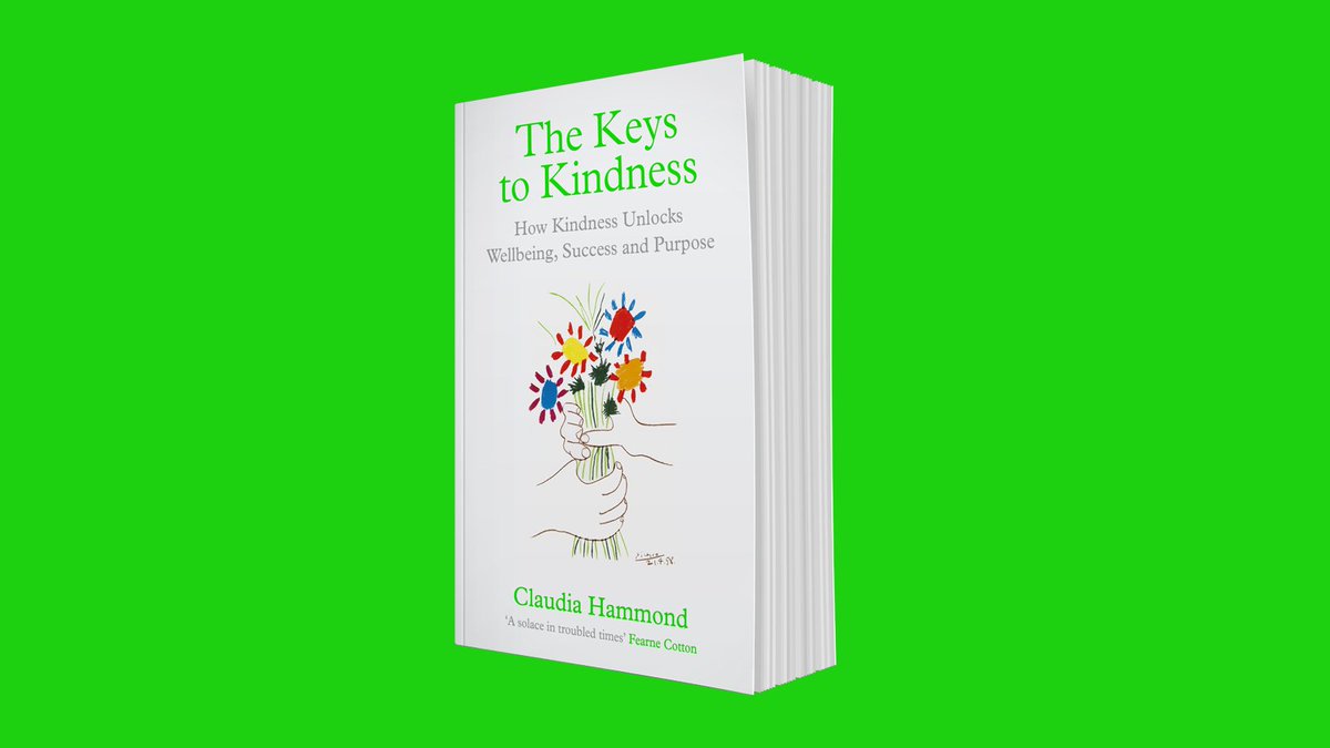 claudiahammond's tweet photo. Out in paperback today with a lovely new cover - my book "The Keys to Kindness: How Kindness Unlocks Wellbeing, Success and Purpose".   #kindness https://t.co/1dHixErMLA
