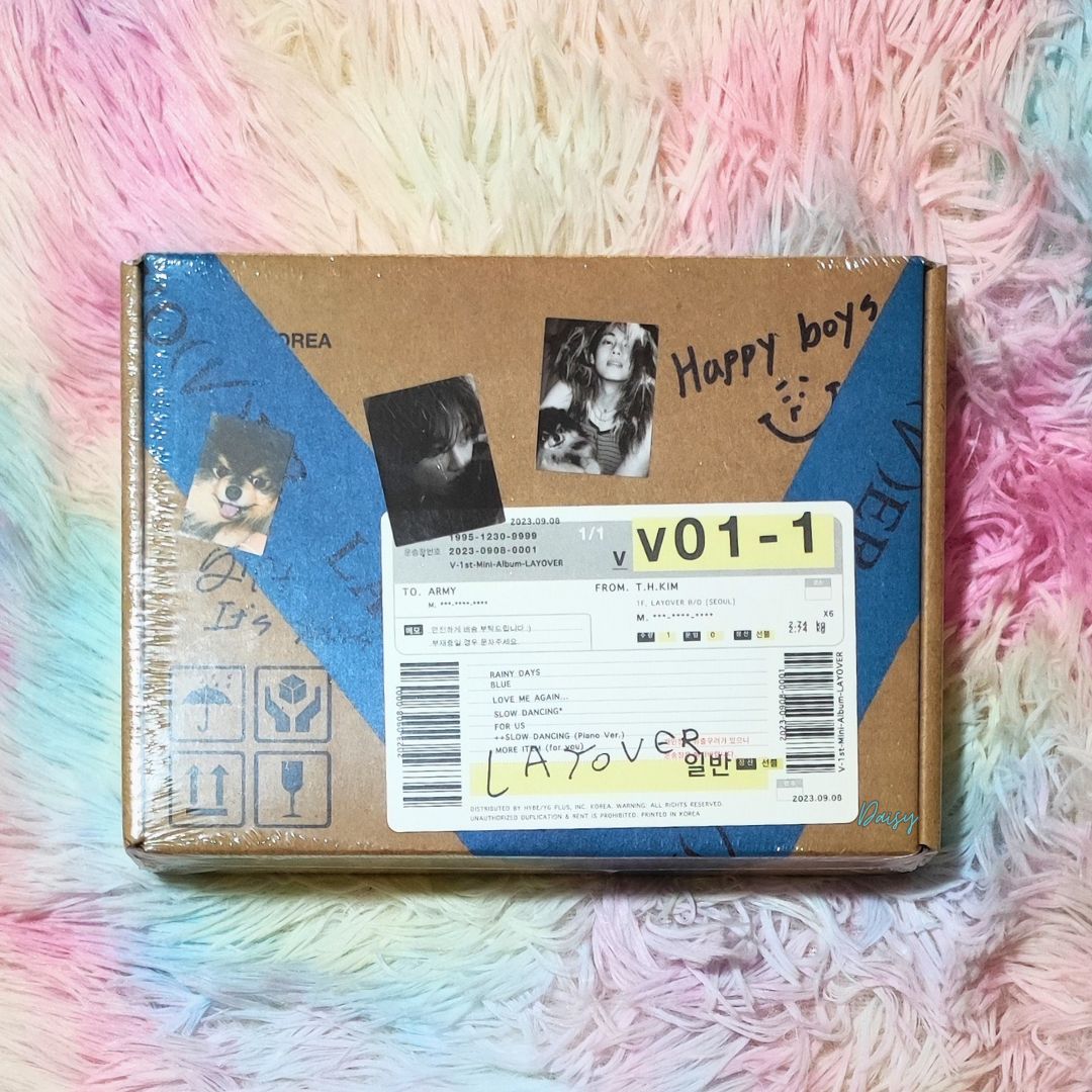 _dais_y_'s tweet photo. HAPPY V DAY GIVEAWAY! 

🌟 1 Sealed 'Layover' album (winner can choose version)
🔁 Repost
🇵🇭 PH Only
🚚 Free shipping (J&amp;T)
⌛ Ends 01/02/24, 9PM

Happy birthday, Kim Taehyung! 💜 https://t.co/cNYXaWfULI
