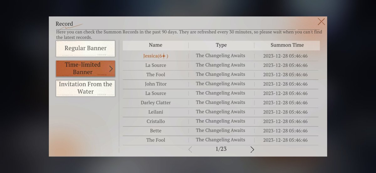 crazedfanxx's tweet image. VERY VERY LUCKY STREAK THANK YOU #Reverse1999 #jessica #6star #sotheby #Toothfairy