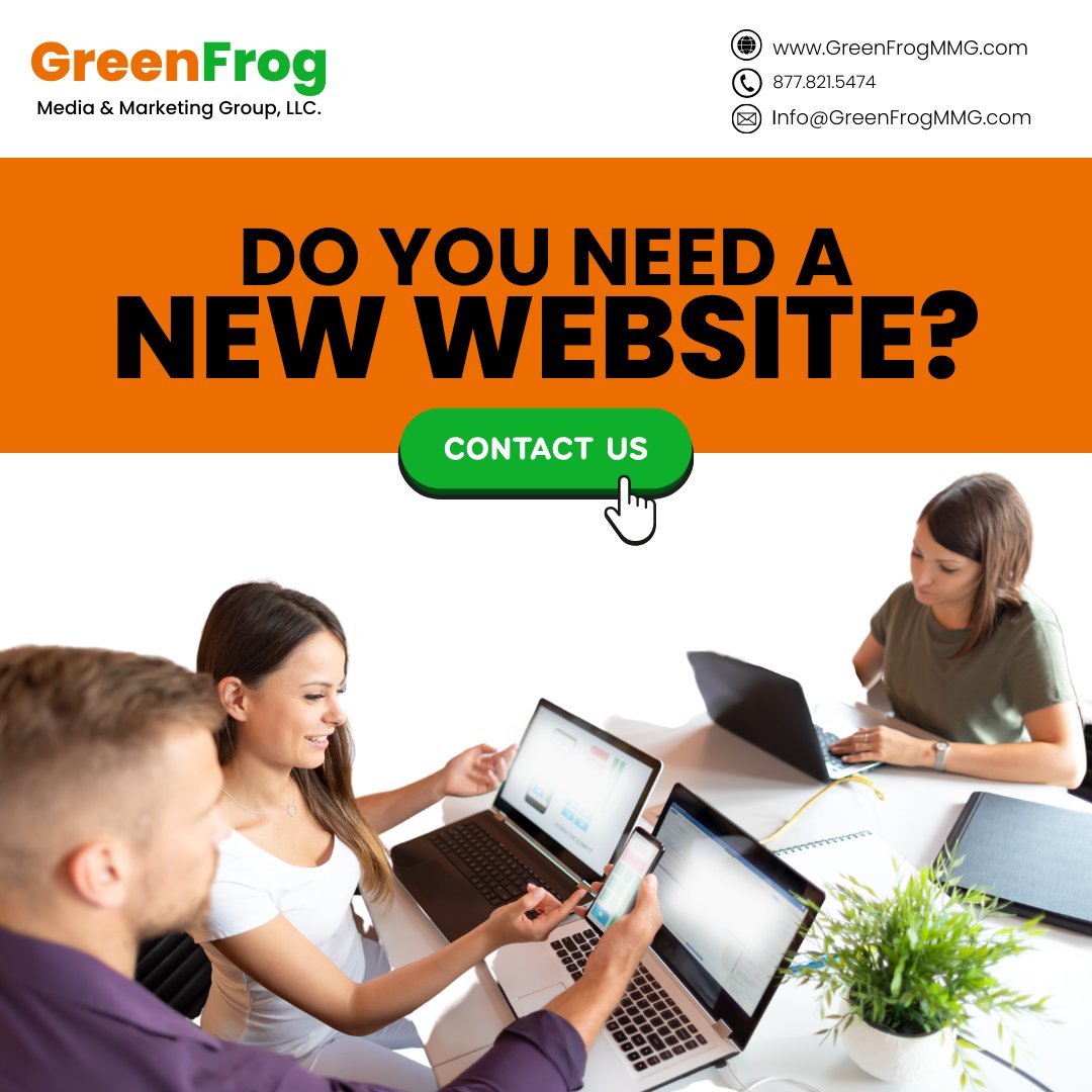 GreenFrogMMG's tweet photo. Unlock the potential of your website! With 25+ years of experience, we create stunning sites that drive traffic. 

Get 10% OFF on our Web Design &amp; Development packages - call or schedule now! Limited time offer. 
https://t.co/8jCKp5p7Z2 https://t.co/QU7c586164