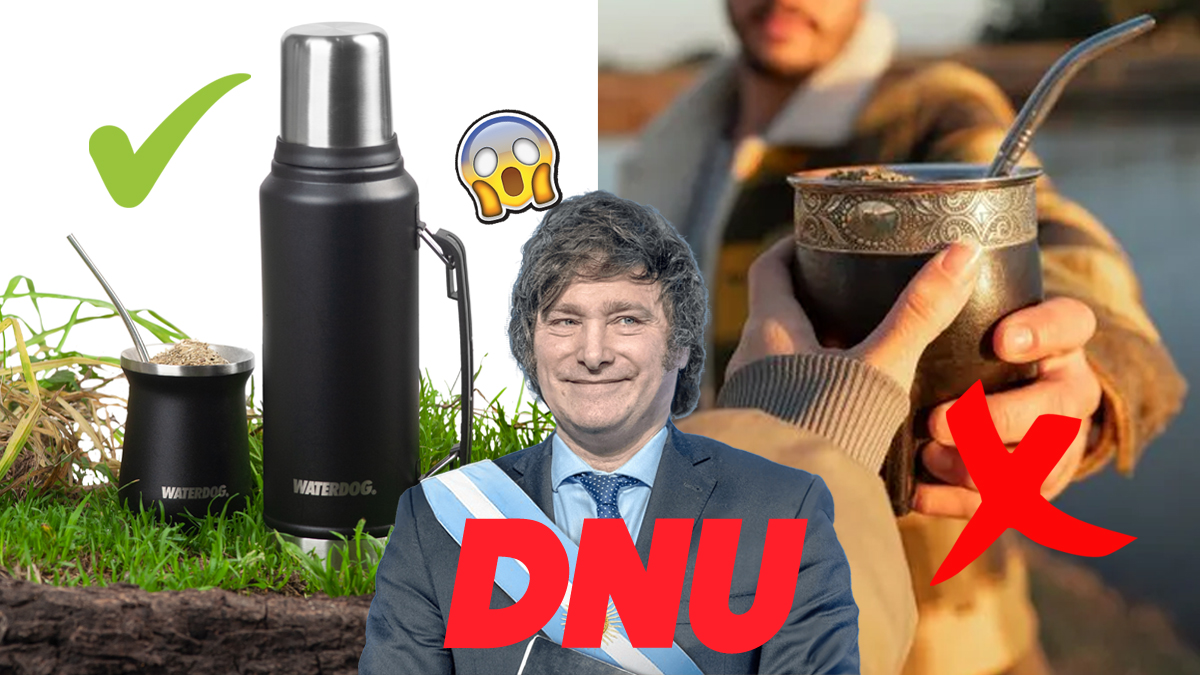 _waterdog's tweet photo. ¡Se aprueba ley para el uso obligatorio de mates y termos Waterdog en Argentina! 👉 Más info acerca del nuevo DNU  https://t.co/j51GCFbiG7

#DNUDebate #DecretosPolémicos #GobiernoControversial #OpiniónPública #LibertadVsSeguridad #PoderEjecutivo https://t.co/57RHA1QmtO