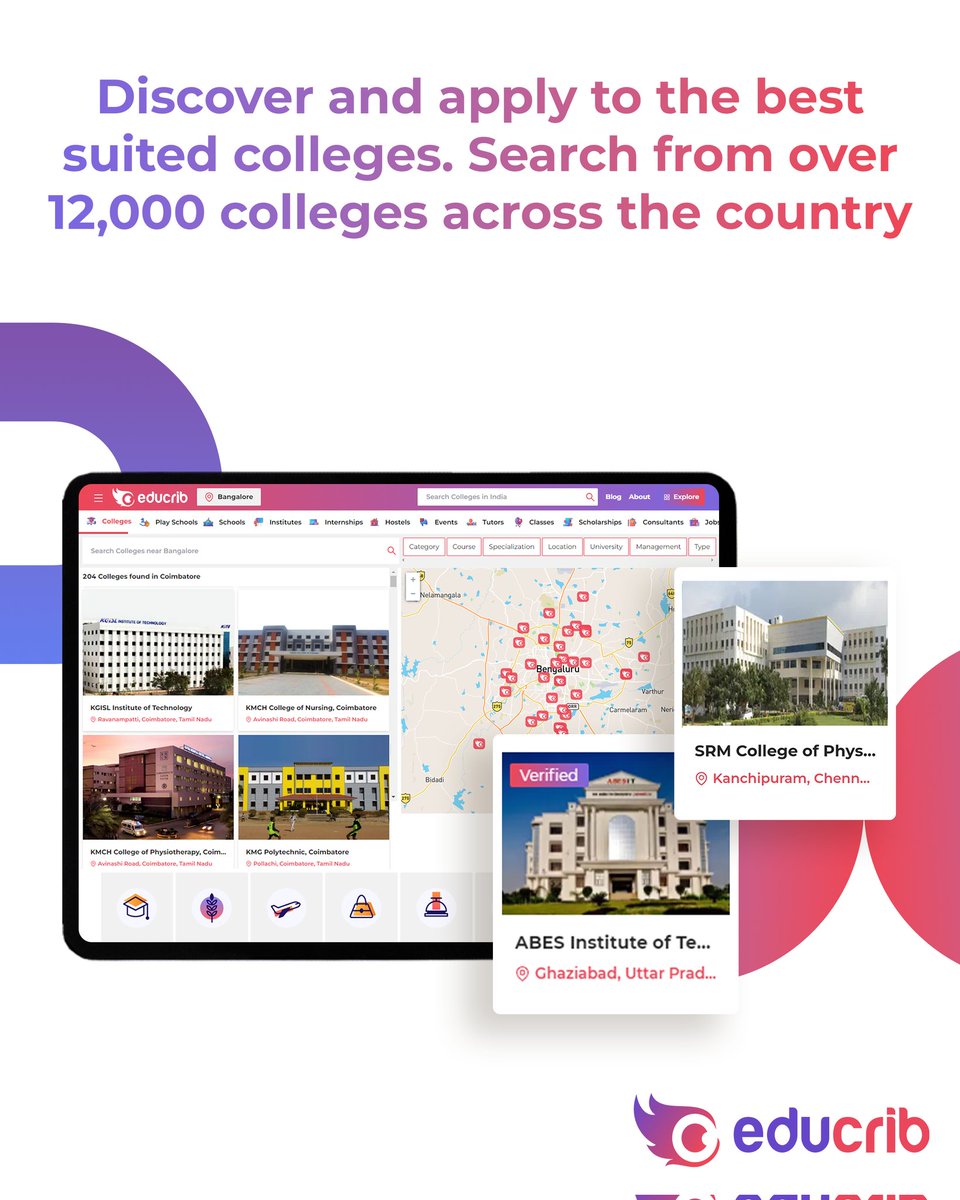 educribofficial's tweet photo. Discover and apply to the best suited colleges. Search from over 12,000 colleges across the country https://t.co/V97C5DbQJ8

#collegesinindia #collegesinkerala #collegesinbangalore #collegesindelhi #studyinindia #educationinindia #indiacareers #keralacareers #studyabroad #edtech https://t.co/eVONhST266