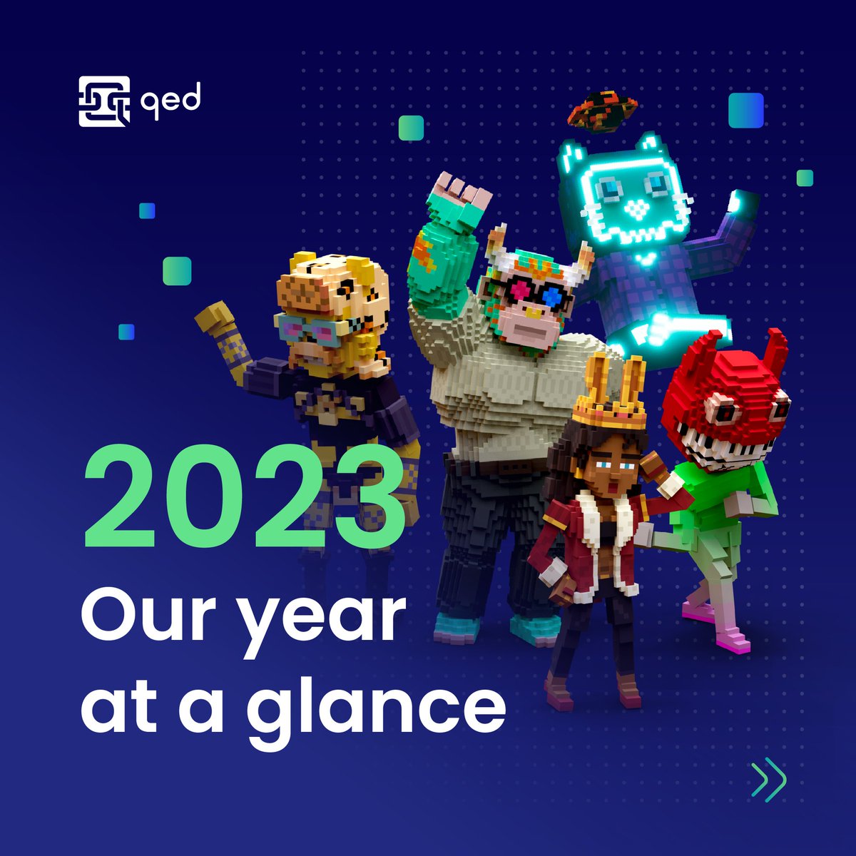 🏗️ 2023: A Year of Achievements for #QEDBuilders! 

🌟 From groundbreaking projects to innovative designs, we've redefined excellence in #Metaverse building. 

🏡✨ Here's to another year of building dreams and turning visions into reality.   

Let's ReCap 👇

#2023InReview