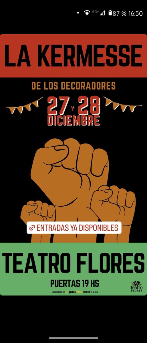 ValeryssF's tweet photo. Feliz Día, Ricoteros! 
Mi único héroe en este lío. Nos vemos esta noche. 
Mi lugar seguro ✊🏽 https://t.co/Dlb1ThAniY