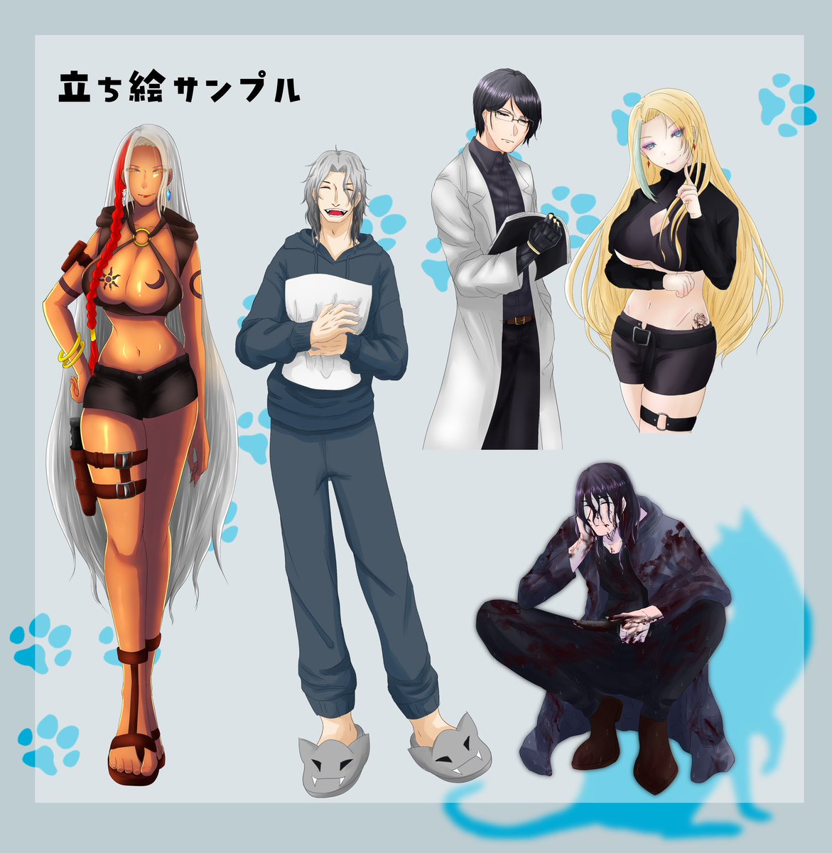 nekoshidayo's tweet photo. 【有償依頼受付】  
TRPG用立ち絵、簡単な一枚絵のご依頼お受けいたします。
見積相談、依頼はDMやリプ、SKIMA(https://t.co/jhVOMDx6rn)にて
ご依頼お待ちしております  

#イラスト依頼受付中 #commission #コミッション
URLミスしてたので上げ直し https://t.co/K3rA7LLCK0