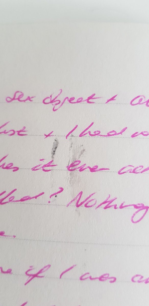 DamselsDnD's tweet photo. If you've yet to see the new episode or are waiting for it to reach YouTube on Saturday, here's a fun little spoiler:
This is the amount of mascara cried into Taya's notebook during the filming of Episode 13.
You're welcome.
#dndstream #dndactualplay #dndnotebook https://t.co/mFPSsHbML3