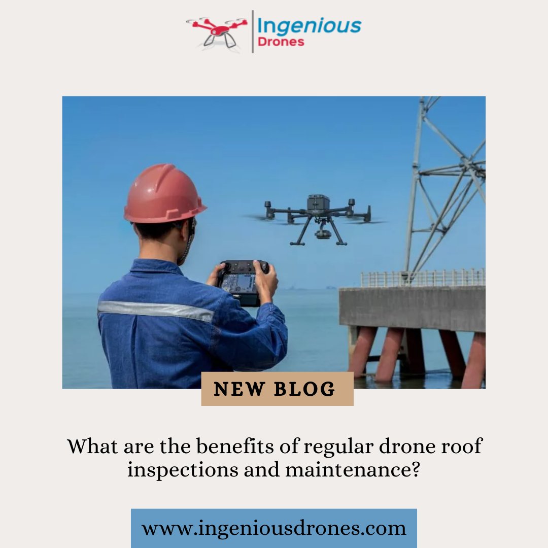 ingenious_drone's tweet image. Regular drone roof inspections and maintenance offer several benefits for property owners and managers. 

Read More : ingeniousdrones.com

#ingeniousdrones #DroneTech #FlyHigh #SkyExplorers #DroneAdventures #AerialViews #DroneLife #QuadcopterFun #ExploreWithDrones #Drones