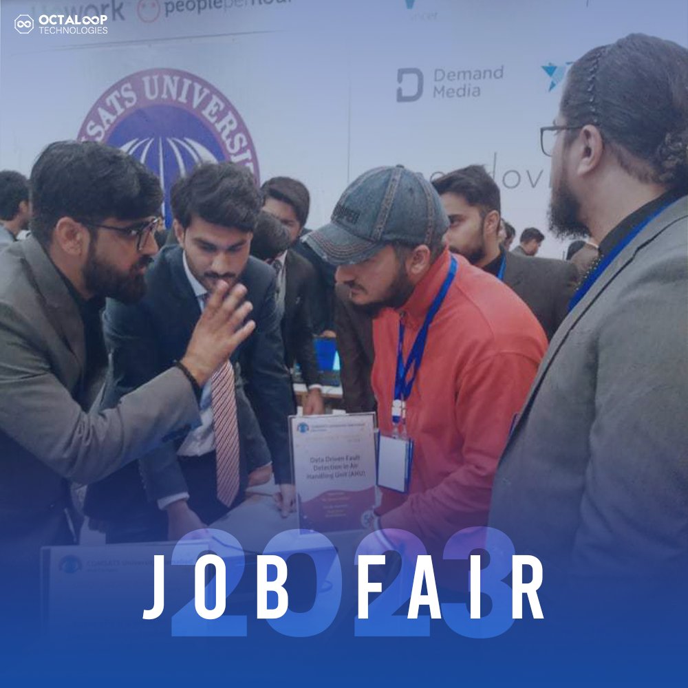 OctaloopTech's tweet photo. We were honored to be a part of the #COMSATS University job fair and felt great to connect with like-minded individuals who are passionate about technology and making a difference!
⏩https://t.co/7NABXrOiuz
#octalooptech #jobfair #octaloopkit #wahcampus #comsats #career #jobs https://t.co/JFqCJmt0su