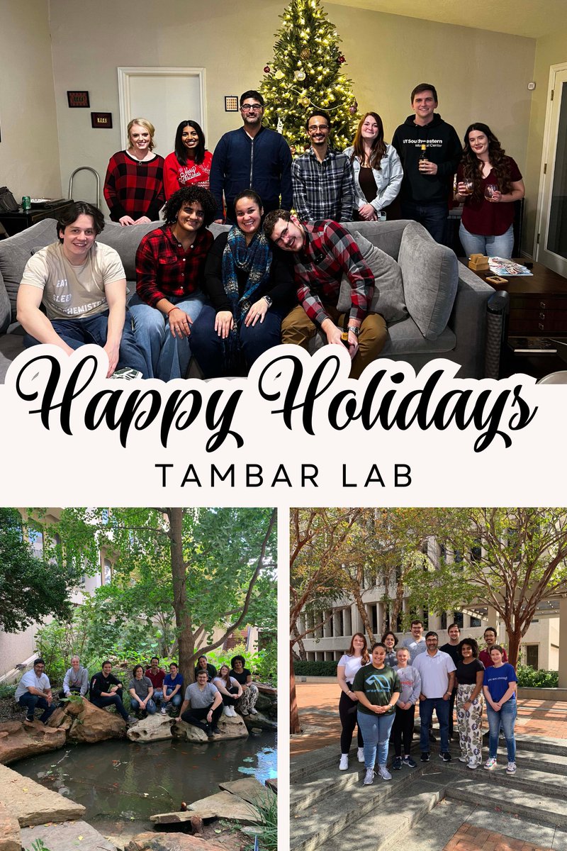 TambarLab's tweet photo. Happy Holidays and Happy New Year!
@UTSWNews @UTSWGradSchool @UTSWScience https://t.co/fPKBxOqsqw