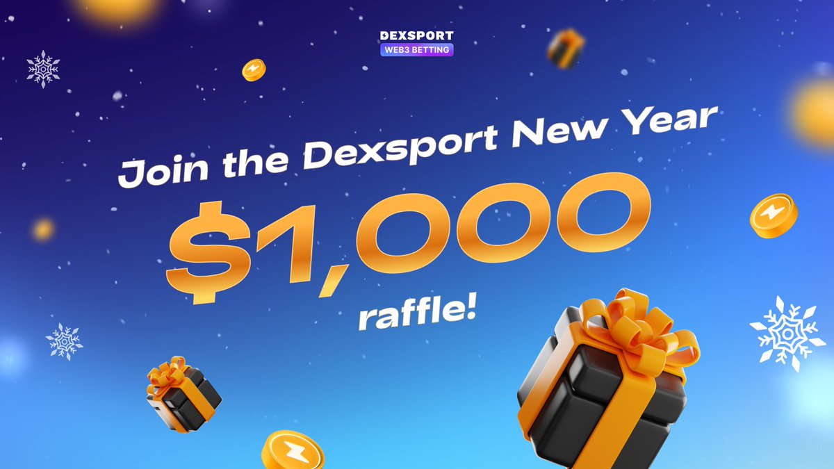 Dexsport's tweet photo. 🎉 Dexsport's Massive New Year Giveaway: Welcome 2024 with a Bang! 🎉

To roll in 2024 with style, we're hosting a huge giveaway!

⚡️ What's The Deal ⚡️

- $1,000 Prize Pool: We've put together a whopping $1,000 for our giveaway – yes, you read that right!
- 10 Lucky Winners: Not just one, but ten of you will walk away with $100 in your pocket! 
- Simple to Enter: All you have to do is retweet and make a bet - it's that easy.

⚡️ How to Join ⚡️

1. Retweet, like & follow ❤️
2. Place a Minimum Bet of $10 💰

 Bet Here 👉 https://t.co/EgUoWHu85g

After that, we’ll randomly pick winners on Jan 3rd! 

Sounds like a fair deal?

Then don't wait to become one of our 10 lucky winners! 🥂

P.S. You don't need to show us your bet, but we might ask you for the screenshot if you win 😏