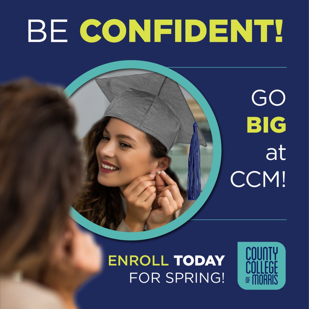 #CCMTitans - what's your plan for the New Year? Keep moving forward and get closer to your career goals. Spring registration is still OPEN! Classes begin January 17. 

Enroll today! Visit ccm.edu/admissions/ 
 
#countycollegeofmorris #thecommunityscollege #Spring2024