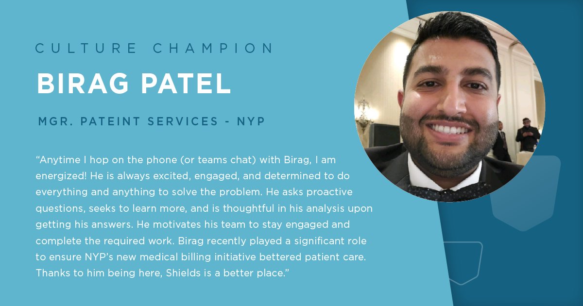 Shields_Rx's tweet photo. This week we are spotlighting the last six employees who won awards during our Shields End of Year Celebration. We had so many amazing winners this year and look forward to celebrating again next year! 1/2#TeamShields #ElevatingSpecialtyPharmacy #EmployeeofTheYear https://t.co/PqIYG06nPs