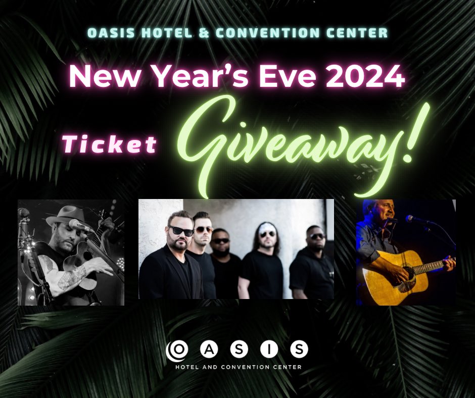 Head to our Facebook page to enter to win free tickets to New Year’s Eve!!