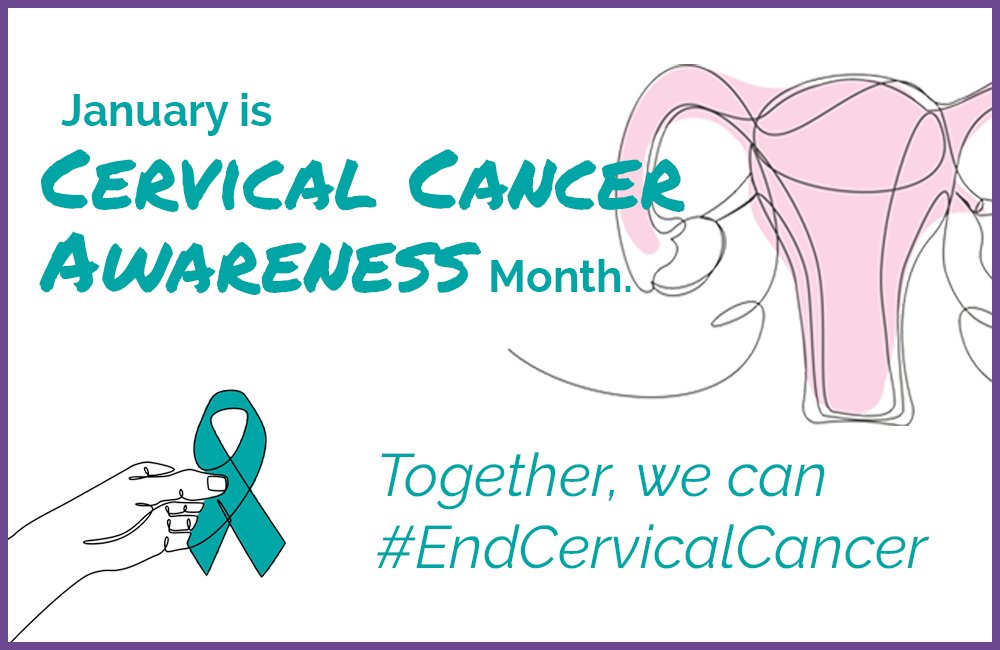 January is #CervicalCancerAwarenessMonth If you'd like to join us in spreading awareness, you can utilize our social media toolkit with images and facts driving awareness about cervical cancer and dispelling common myths about HPV and the vaccine. ➡️ igcs.org/cervical-cance…