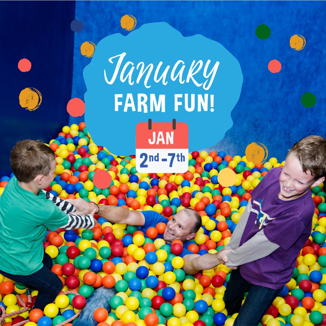 Our January Farm Fun tickets are now on sale! Tickets include access to: 🌟 Indoor soft play 🌟 Outdoor adventure zones 🌟 Amazing animal barn 🌟 Barrel ride! Book now: bookings.adventurefarm.co.uk/activities/jan…
