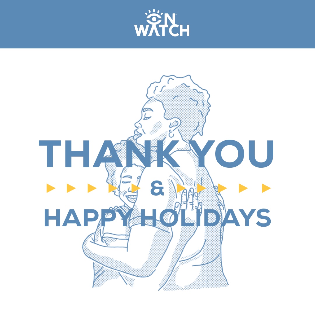 IAmOnWatch's tweet photo. Thank you for your support in 2023. Together, we helped protect our communities from sex trafficking. We appreciate your support of our efforts to confront sexual exploitation.

Happy holidays and happy new year from all of us at OnWatch. https://t.co/fjgkMi5wyi