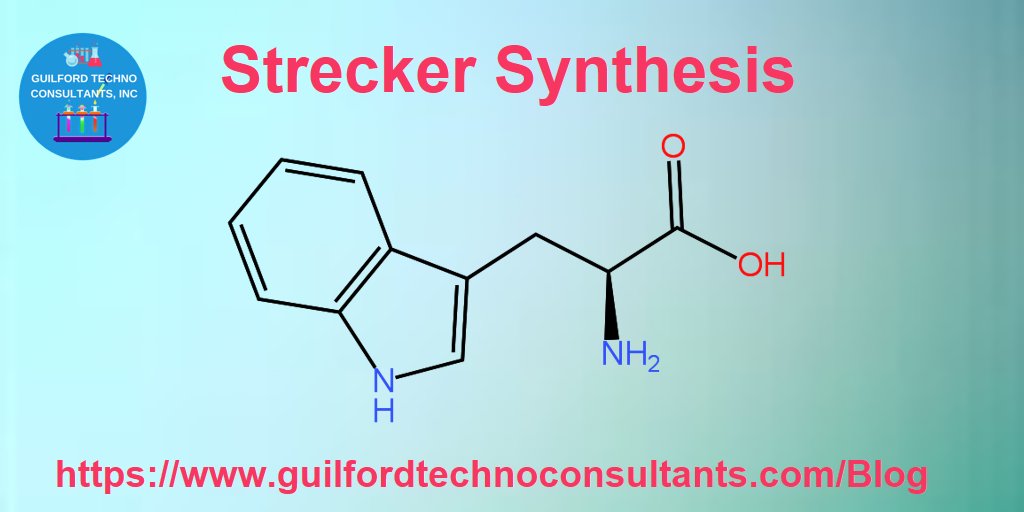 New blog post about Strecker Amino Acid Synthesis at: guilfordtechnoconsultants.com/Blog