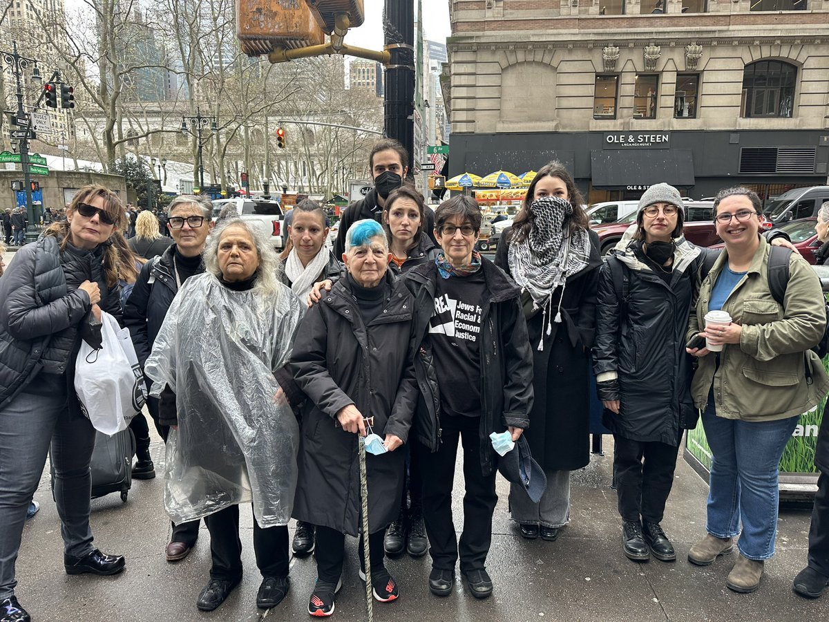 We are gathering at Bryant Park now to join fellow New Yorkers, led by Jewish elders, for a silent march to mourn the thousands of Palestinian children who have been killed in the past 3 months. #CeasefireNow #SilentMarch