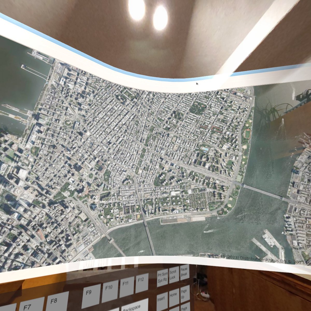 anjin_games's tweet image. #XRLinux: Uber sized curved screen for the desktop

Mapping programs in XR are totally incredible. I am literally wrapped in surround Manhattan (using Viking)