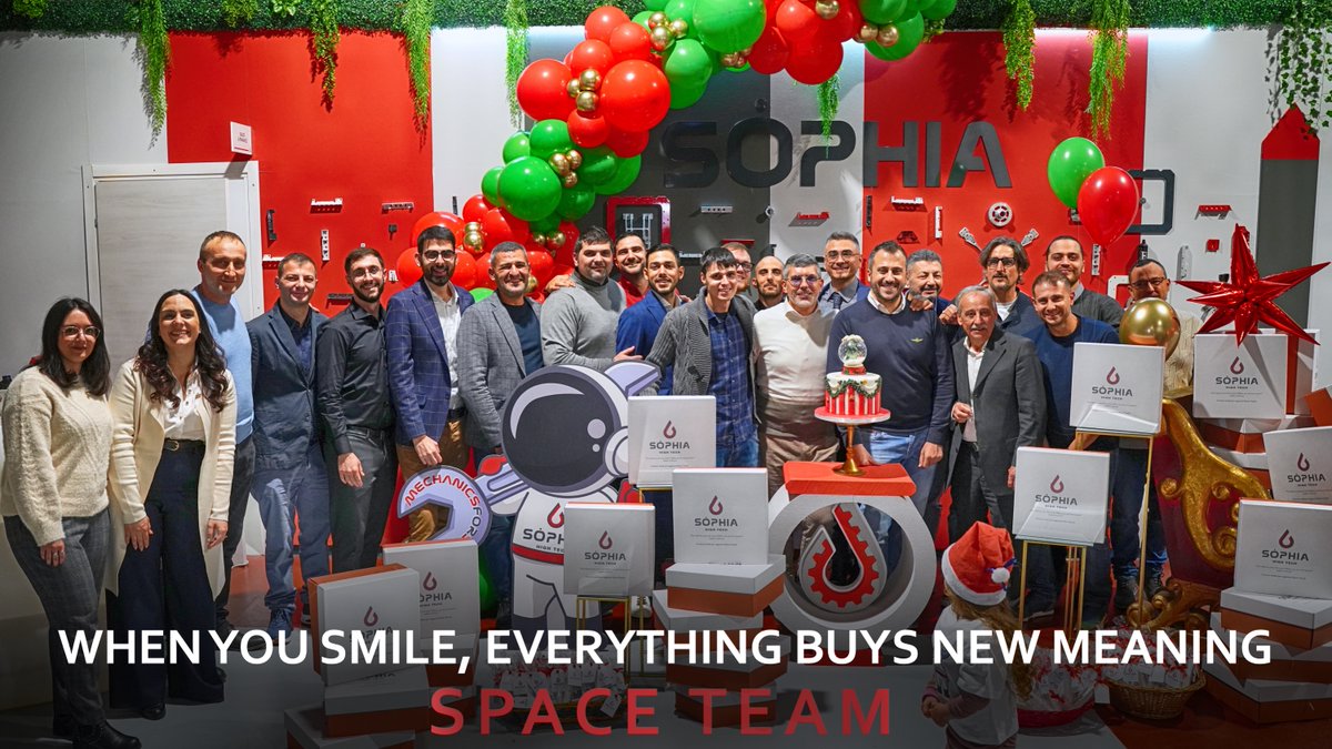 SophiaHighTech's tweet photo. when you #smile 🙂 everything buys new meaning🎖️
by our 🚀 #Space #Team
a very good #endofyear  with an amazing beginning of 2024

#sophiahightech #aerospace #manufacturing #defense #engineering #productdevelopment #cnc #machining #3dprinting #madeinitaly #innovazione #3dprint https://t.co/sjbMQVxcgA