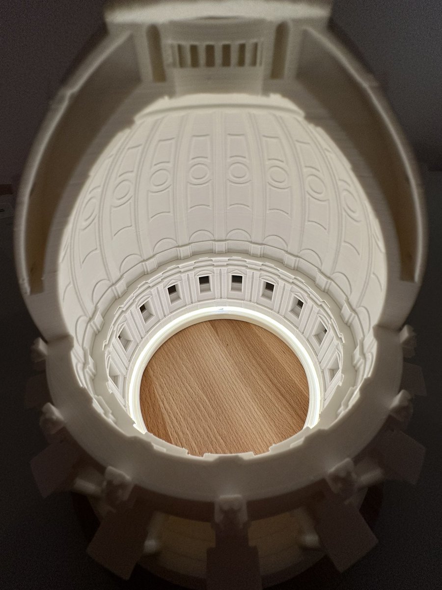 n3D_workshop's tweet photo. Tachaann!!πβ¦LΓ‘mpara de la CΓΊpula de San Pedro del #Vaticano.
#3Dprinted #3Ddesigned
#Architecture https://t.co/uSrYynjffA