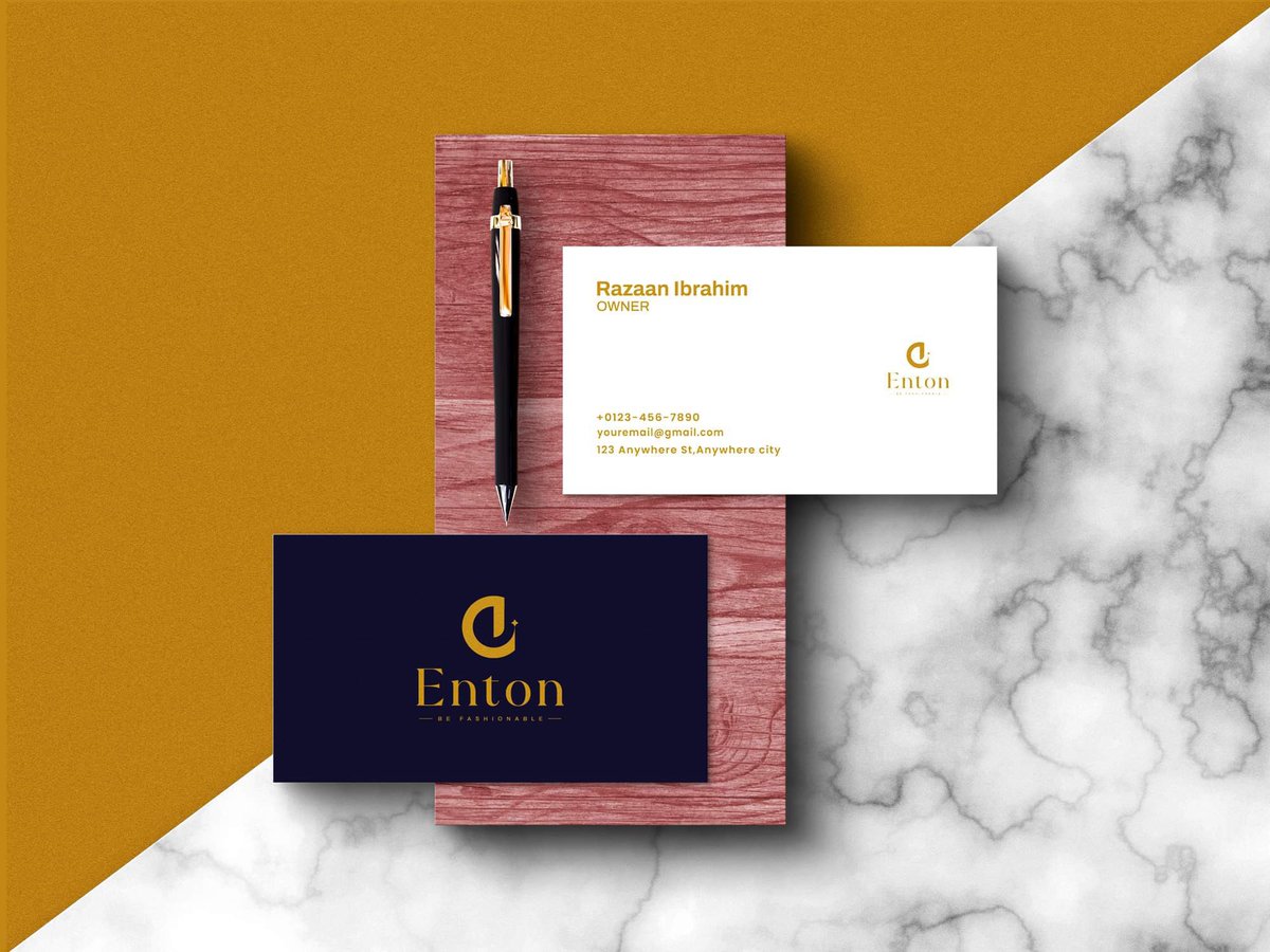sabrinaAr1988's tweet photo. Concept: Enton - Logo Design (clothing brand)
Available for sale
Email: sabrina.graphicss@gmail.com
#logo #LogoDesign #Logodesigner #logodesigns #logogram #logomaker #logowork #logos #GraphicDesign #graphics https://t.co/5UPnUhHc4p